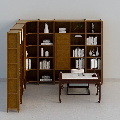 Hemuju - Meiqi - North American Style - HM2-BK0902A Corner Bookcase Set