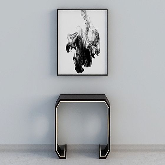 Minimalist Console Table 3D model