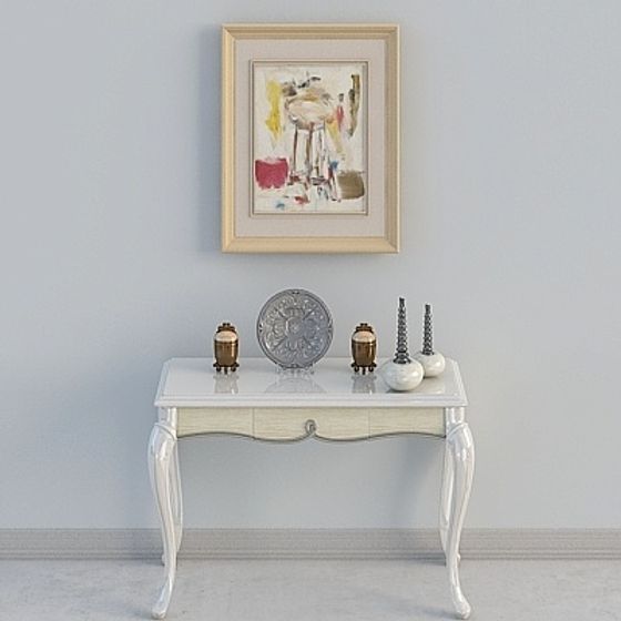 Elegant Living Room Table 3D model