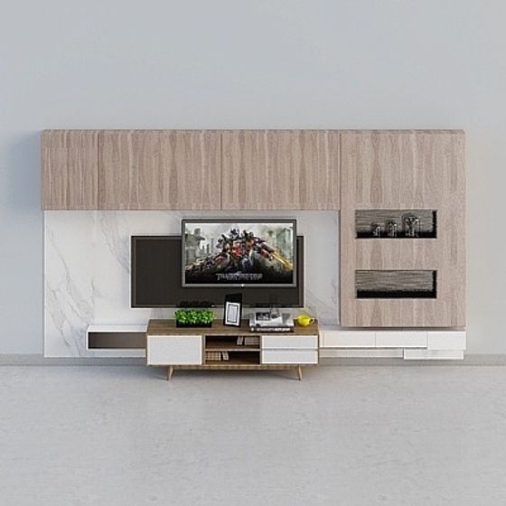 Elegant 3D Model TV Cabinet for Modern Interiors