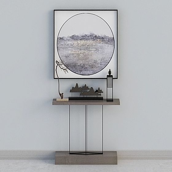 Sleek Console Table 3D model