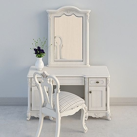 Shabby Chic Vanity Set 3D model