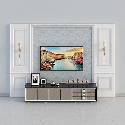 Background wall assembly