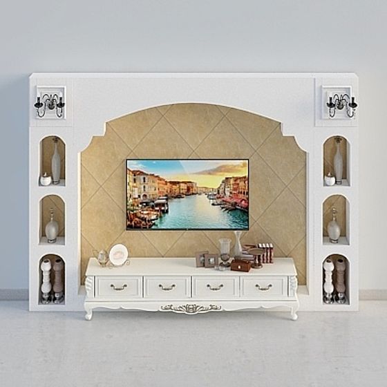 Grandeur Wall Unit 3D model
