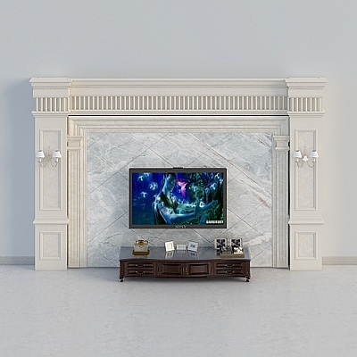 TV background Wall combination
