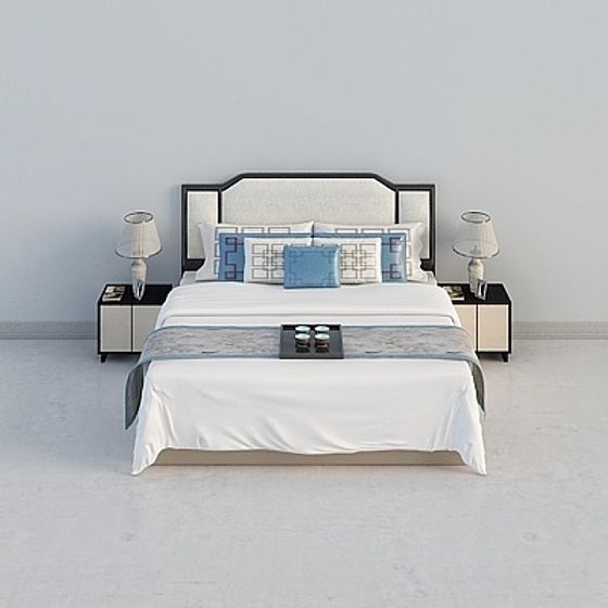 Urban Retreat Bed 3D model