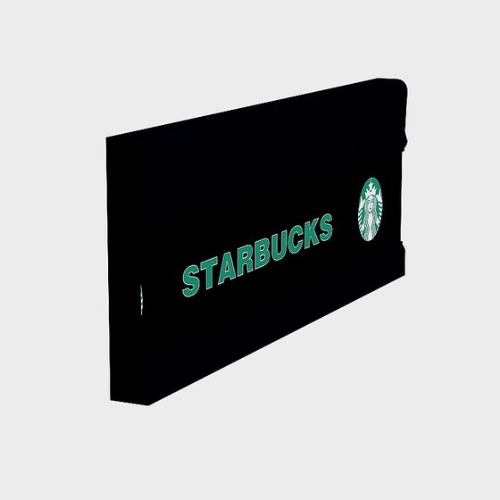 Starbucks Signage 3D model for Creative Projects