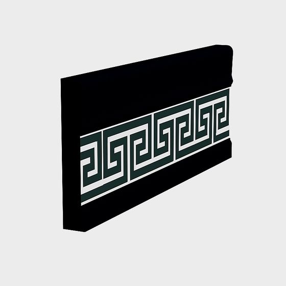 Greek Key Border Decorative Stripe 3D model