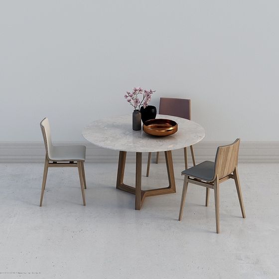 Ensemble de table à manger gris du restaurant de Jane