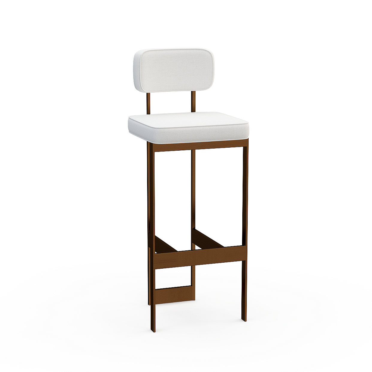 Urban Bar Stool 3D Model – Modern Minimalist Seating