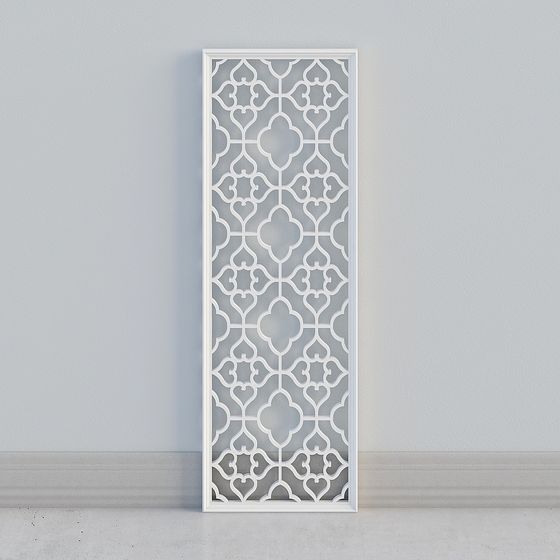 Lattice Panel 3D model for Modern Design