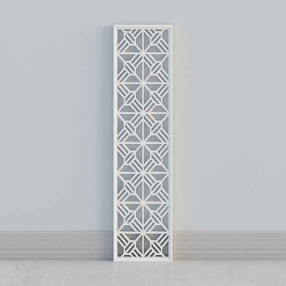 Lattice Panel 3D model for Modern Interiors