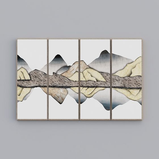 Nature Harmony 3D model - Mountain Resonance