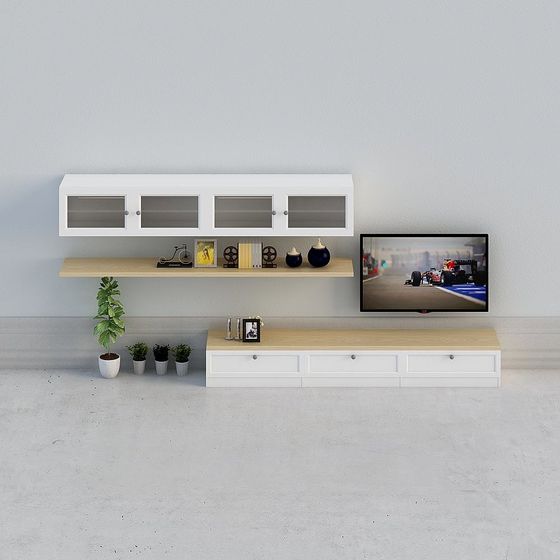 Personalización Integral - Troncos Nórdicos Mueble de TV Moderno