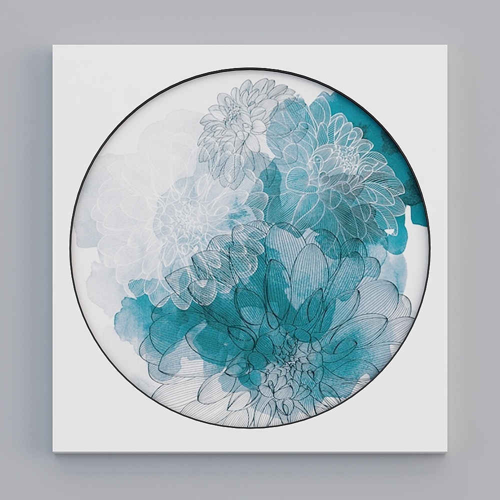 Cool Carre Model -  Abstract Painting 235986-2