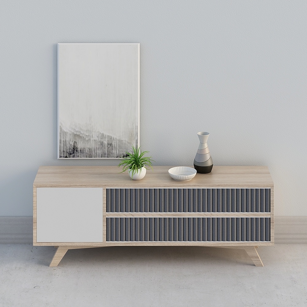 Modern light wood sideboard, Sideboard