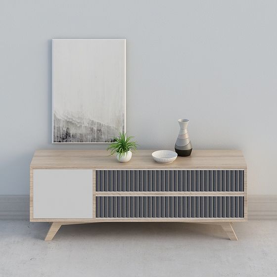 Urban Corner TV Cabinet 3D model
