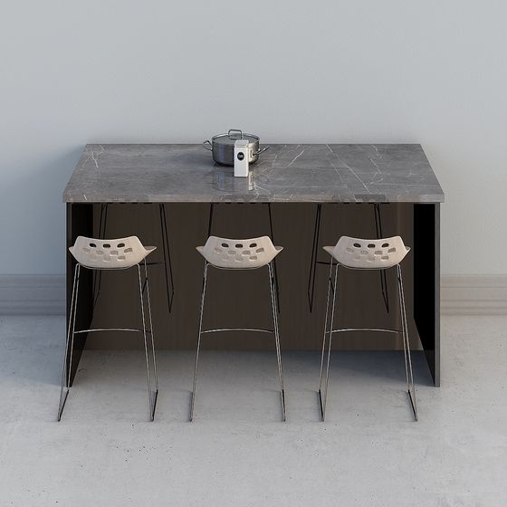 Bancone Bar Nero Moderno