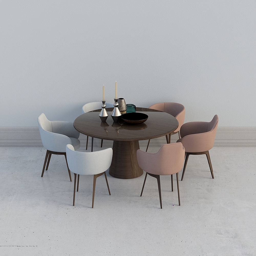 Nordic restaurant wooden dining table combination Dining Set