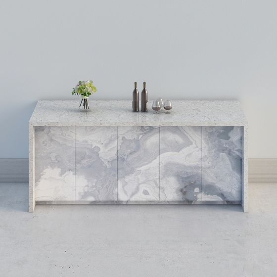 Modern white bar Counter