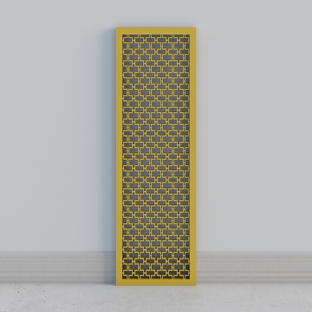 Modern gold folding screen Partition