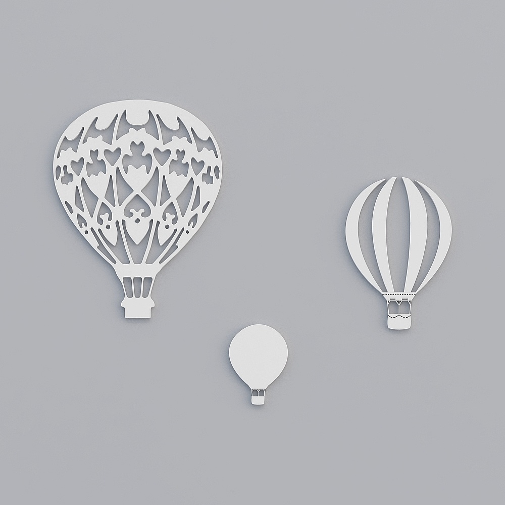 Accessoire mural pendu blanc moderne