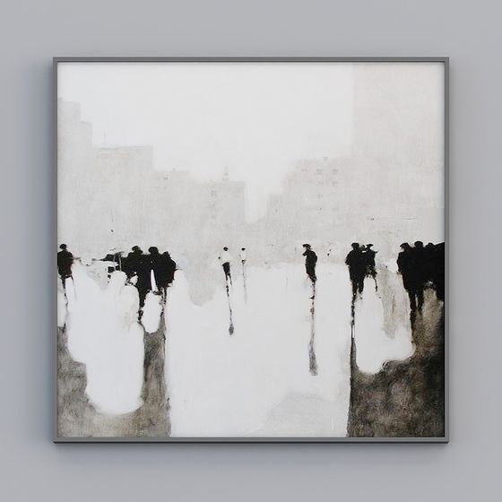 Fog Walker 3D Model in Low-Polygon Style