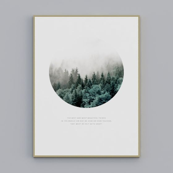 Mystical Foggy Wonderland 3D model