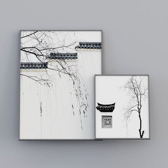 Low Poly Traditional Architecture 3D model