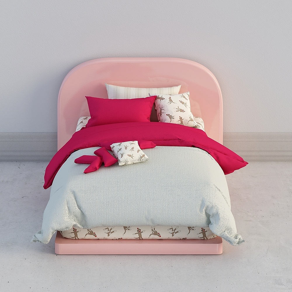 Dreamy Fantasy 'Sweet Dream Cottage' Bed 3D model