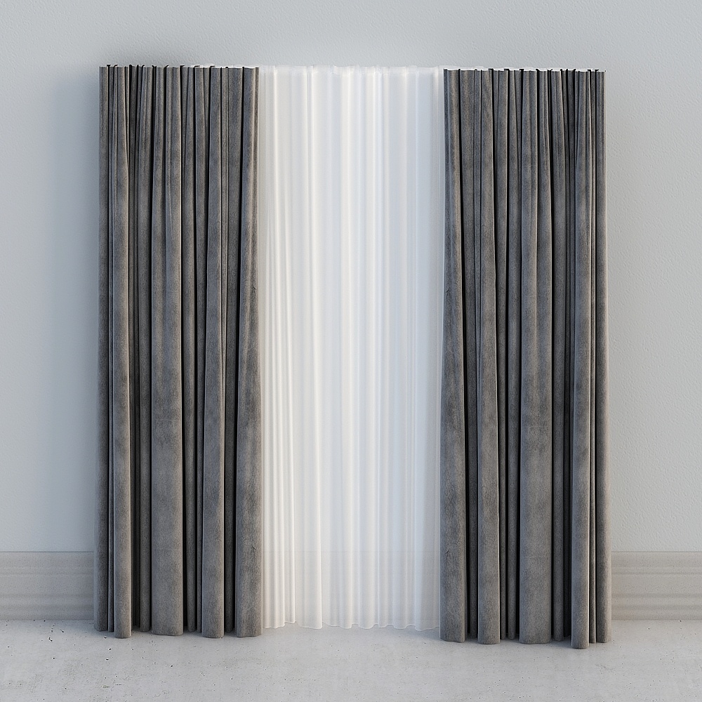 Simple European curtain