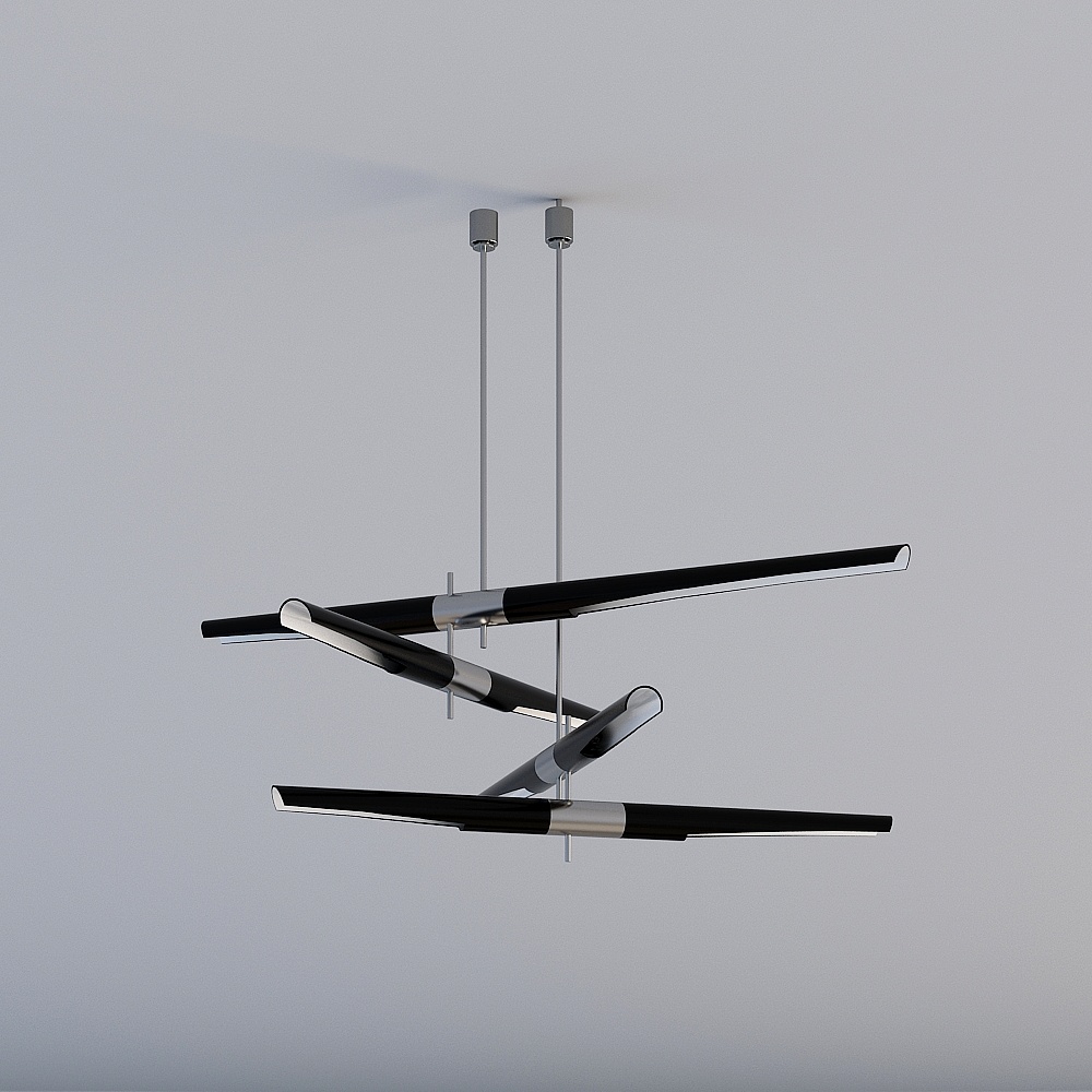 Simple European black chandelier Pendant