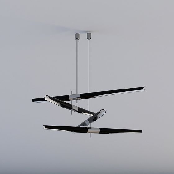 Modern Chandelier 3D model for Contemporary Spaces