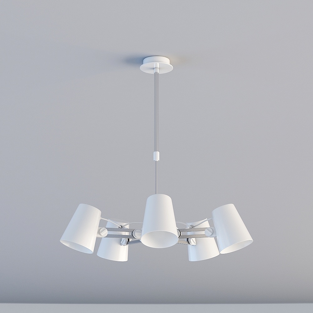 Simple European white chandelier Pendant