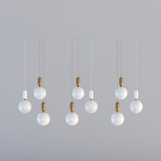 Sphere Harmony Pendant Light 3D model for Stylish Interiors