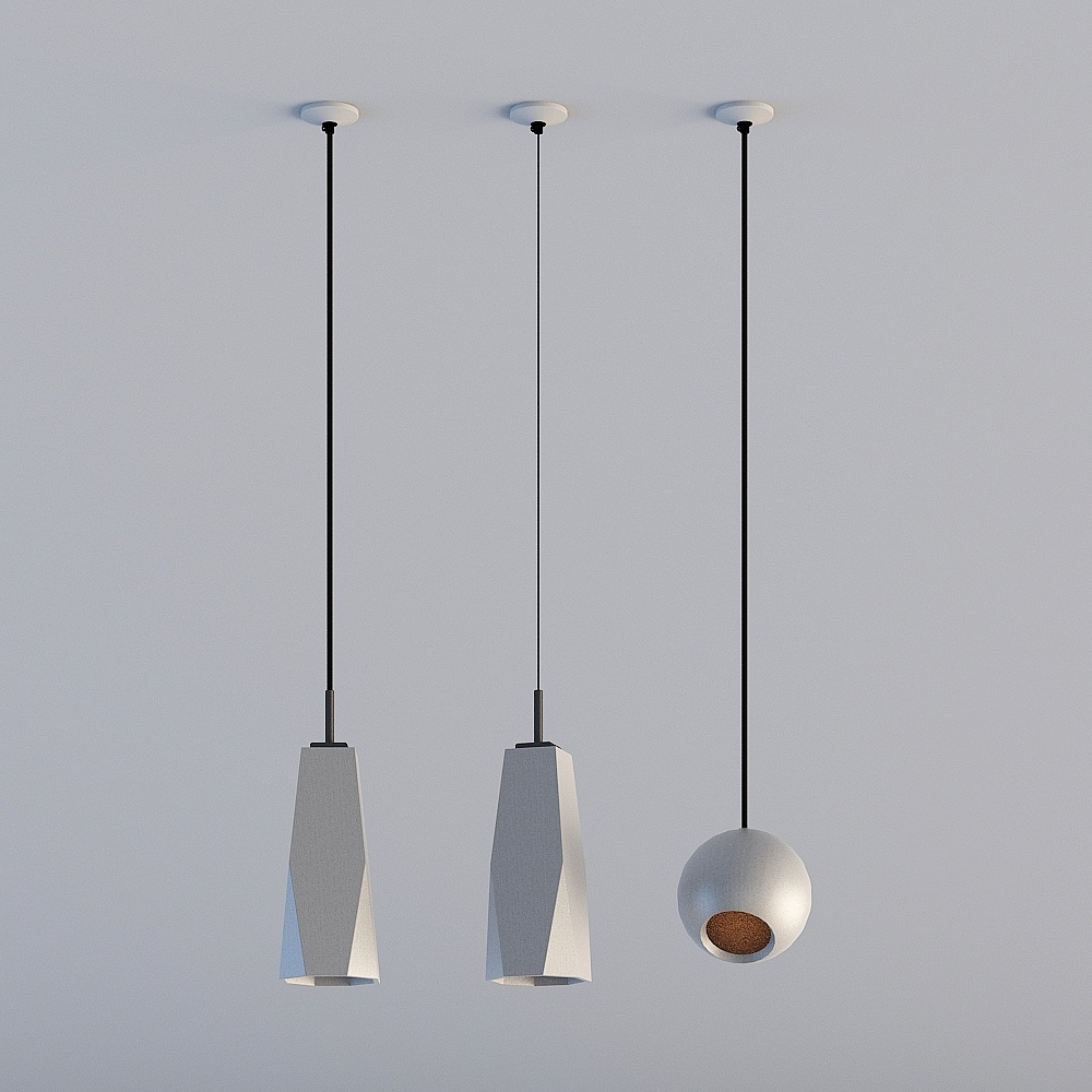 Simple European grey chandelier Pendant