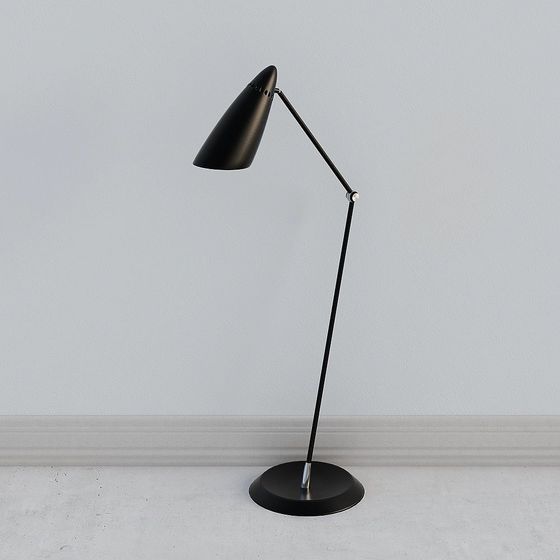 Elegant Low-Polygon Table Lamp 3D Model