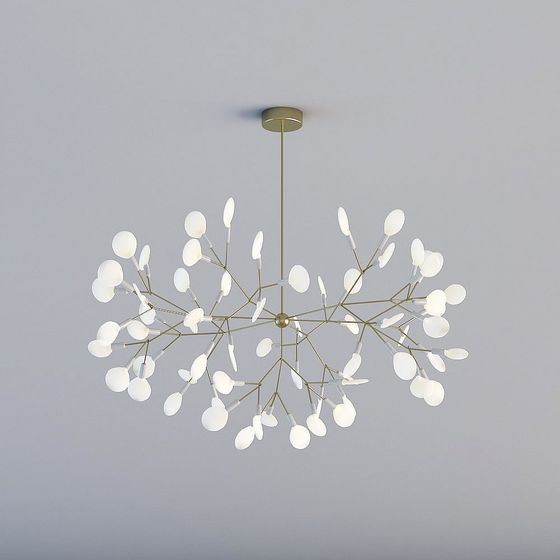 Sputnik Chandelier 3D model for Modern Interiors