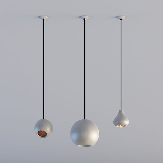 Suspended Light Series 3D model