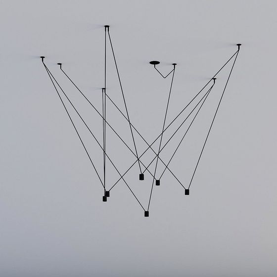 Suspended Geometric Art 3D model