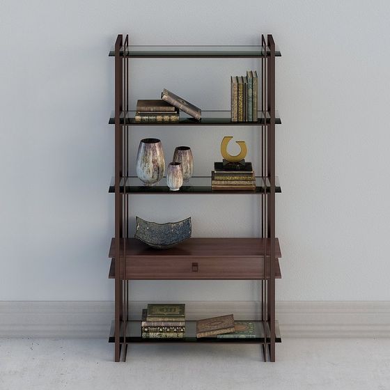Urban Elegance Bookshelf 3D model