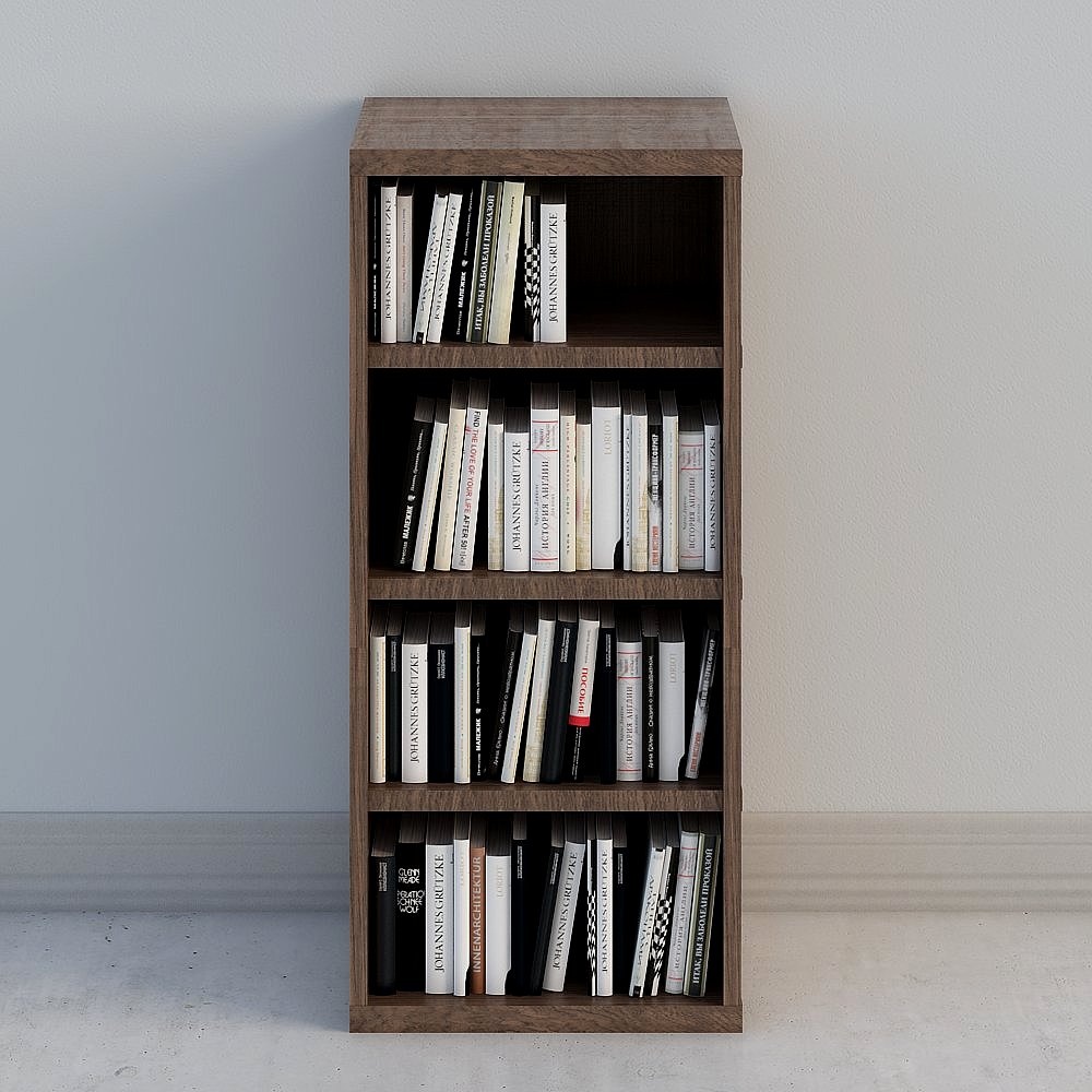 モダンウッドカラー本棚 本棚