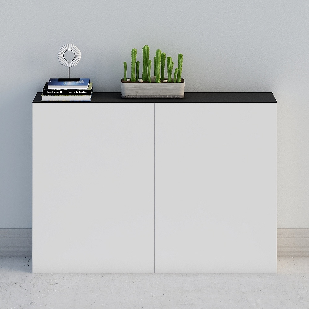 Gabinete de aparador blanco moderno