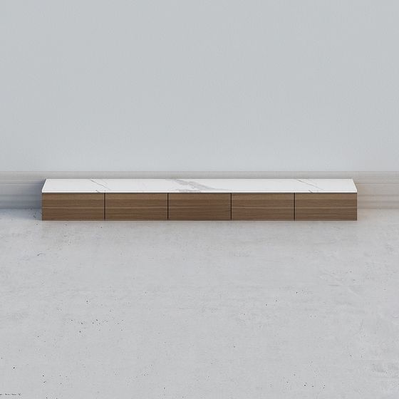 Minimalist Floating Shelf 3D model