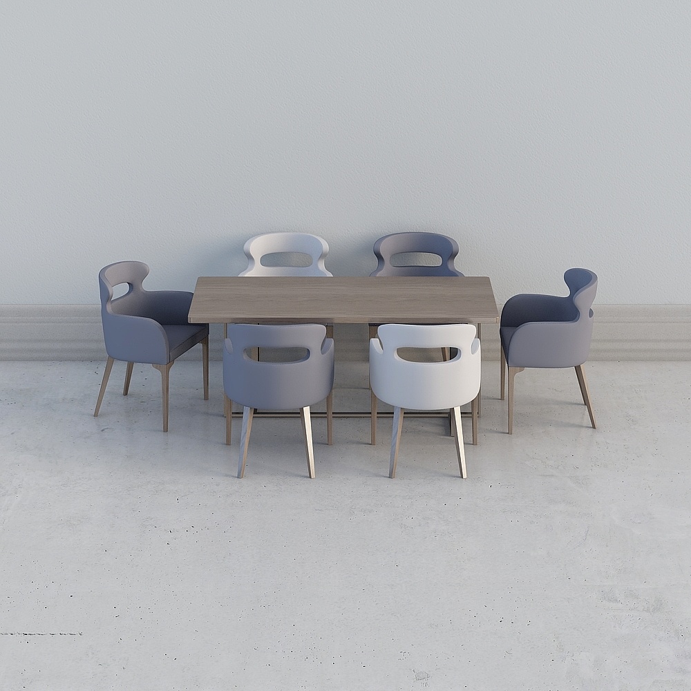 Ensemble de table combinée en bois du restaurant de Jane