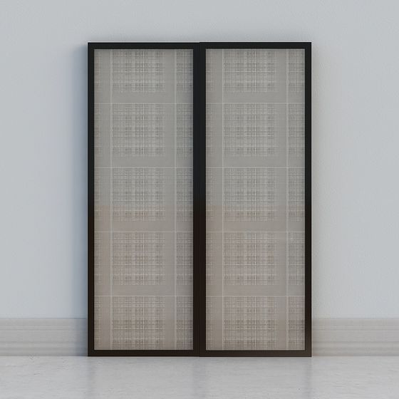 Framed Grid Screen 3D model