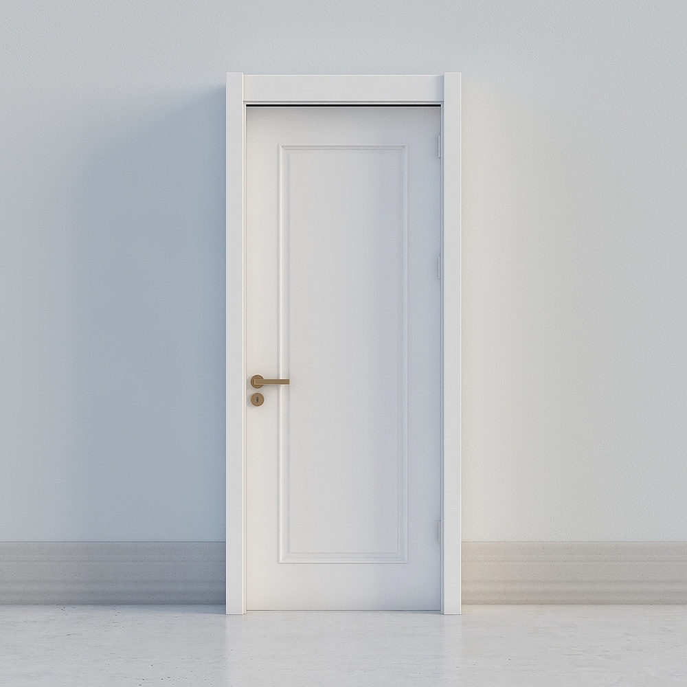classic white door
