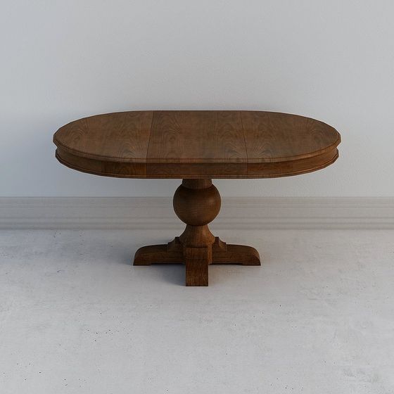 Ufan Art Payne/American Rétractable Domicile ovale pieds en bois massif