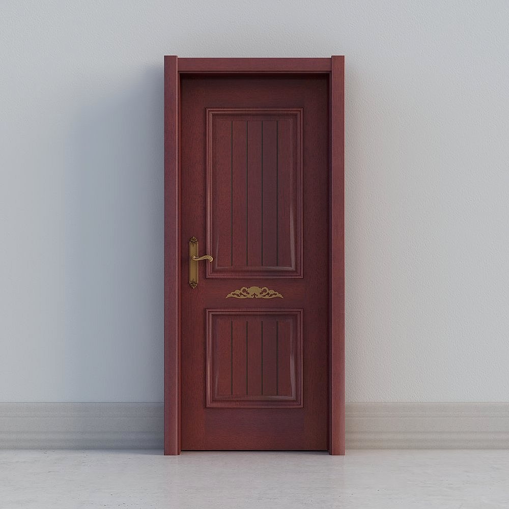 classic dark wooden door