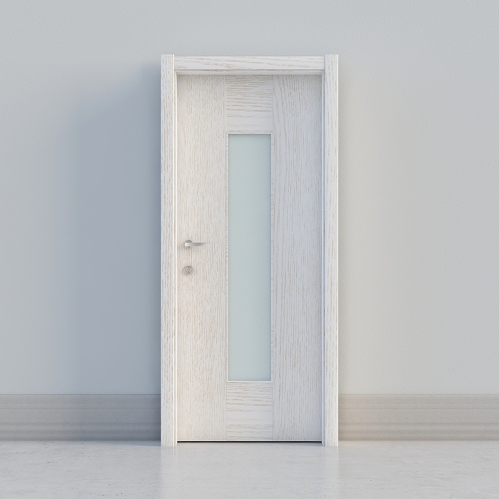 Stylish Low-Poly High-Detail 3D Door Model
